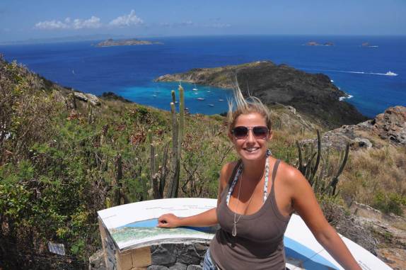 Mirante da Anse de Colombier, em St. Bath - Caribe